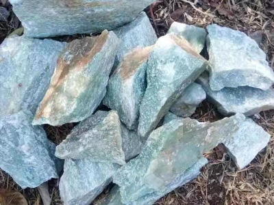 客户印度绿水晶验收